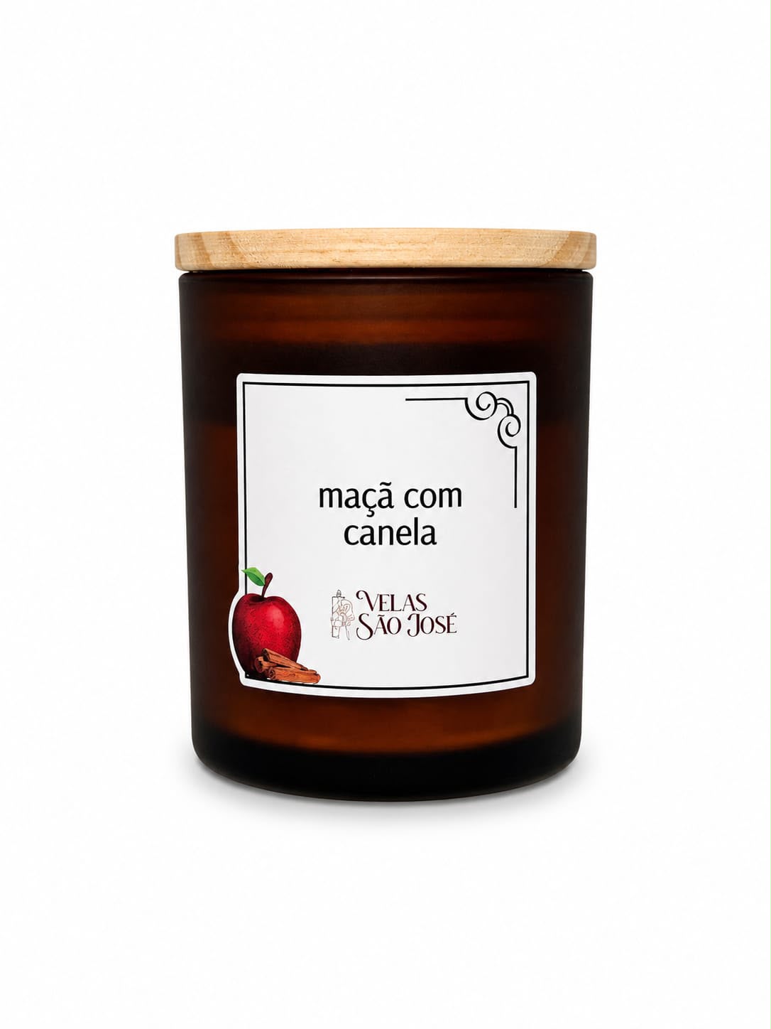 Vela Aromática de Maçã c/ Canela