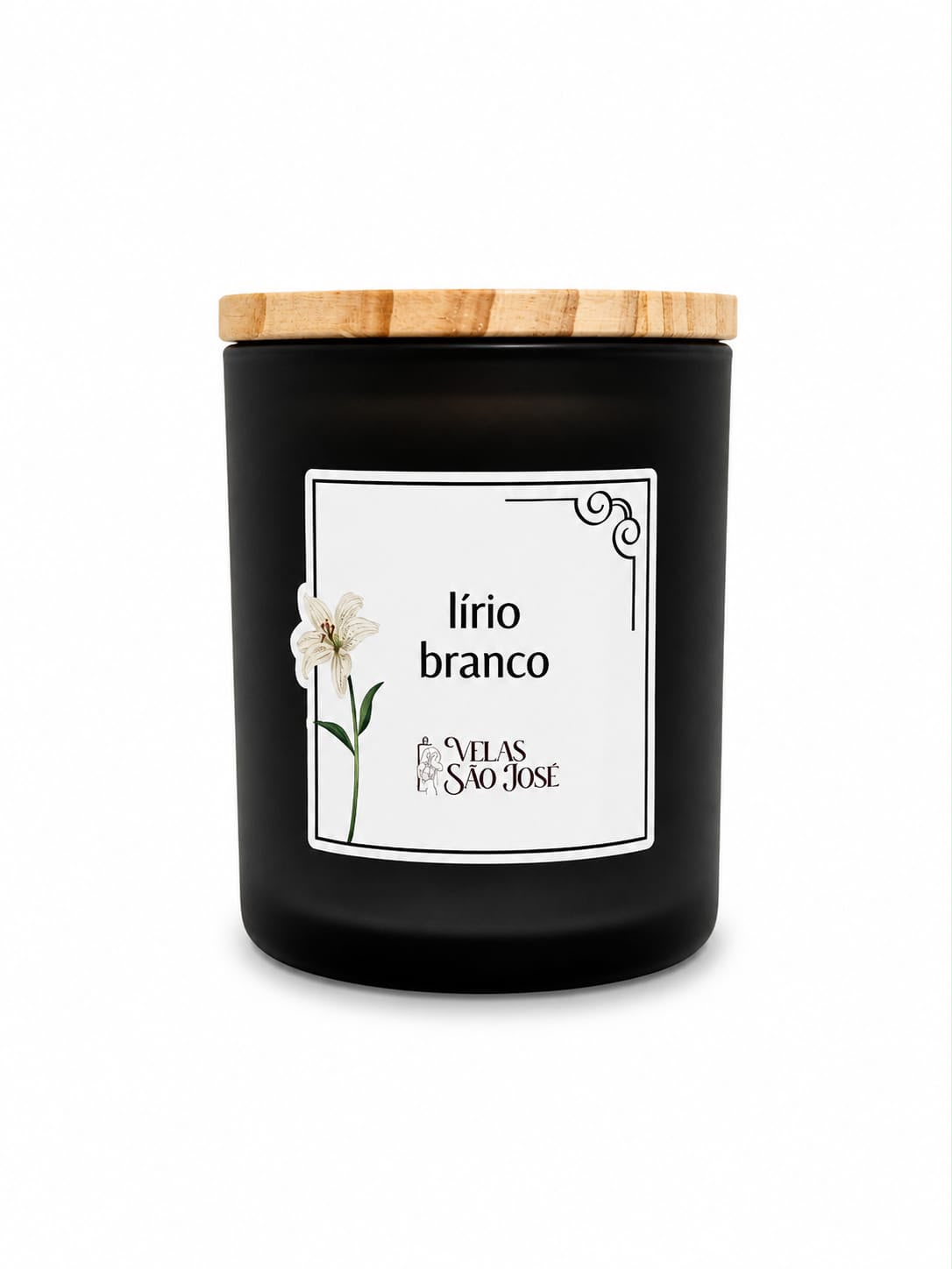 Vela Aromática de Lírio Branco